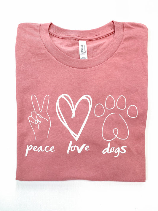 PEACE LOVE DOGS